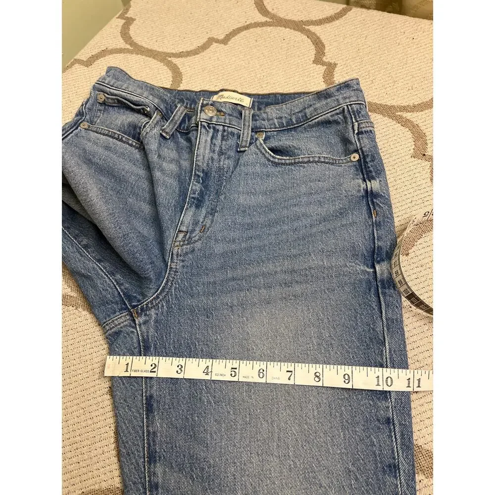 Madewell The High-Rise Slim Boyjean in Neal Wash, TENCEL Denim Edition , size 27 - Picture 9 of 15